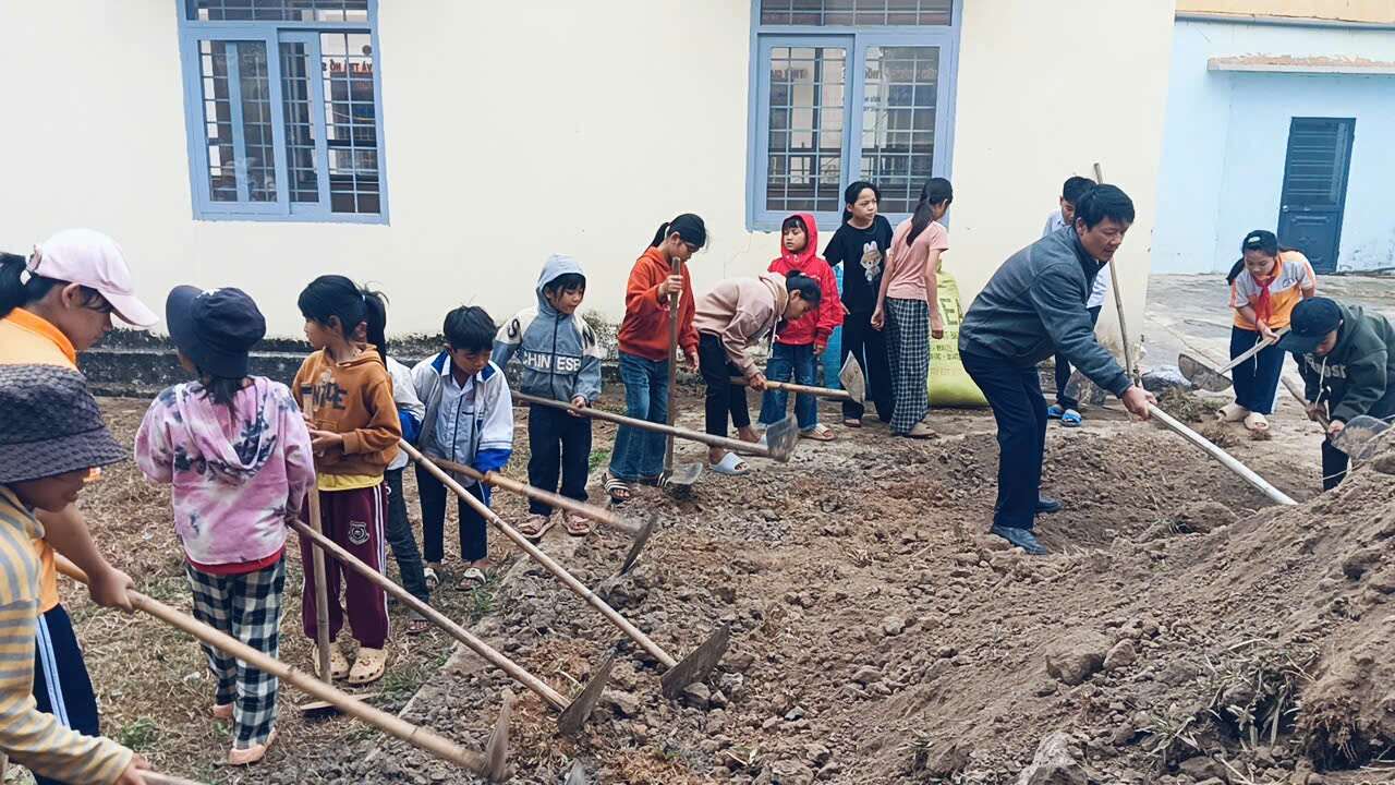 TRƯỜNG TIỂU HỌC ĐINH NÚP THAM GIA GIẢI BÓNG CHUYỀN MỪNG XUÂN 2026 TRƯỜNG TIỂU HỌC ĐINH NÚP THAM GIA GIẢI BÓNG CHUYỀN MỪNG XUÂN 2026